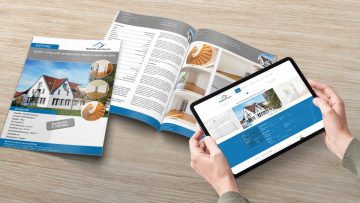 Immobilien Exposs digital und auf Papier