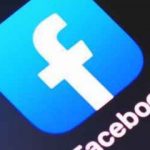 Facebook Logo im Anschnitt