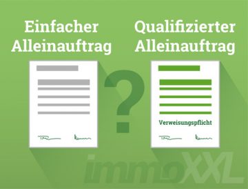 Einfacher oder qualifizierter Makler Alleinauftrag