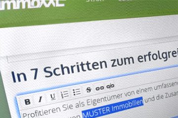 immoXXL Screenshot - CMS fr Immobilienmakler