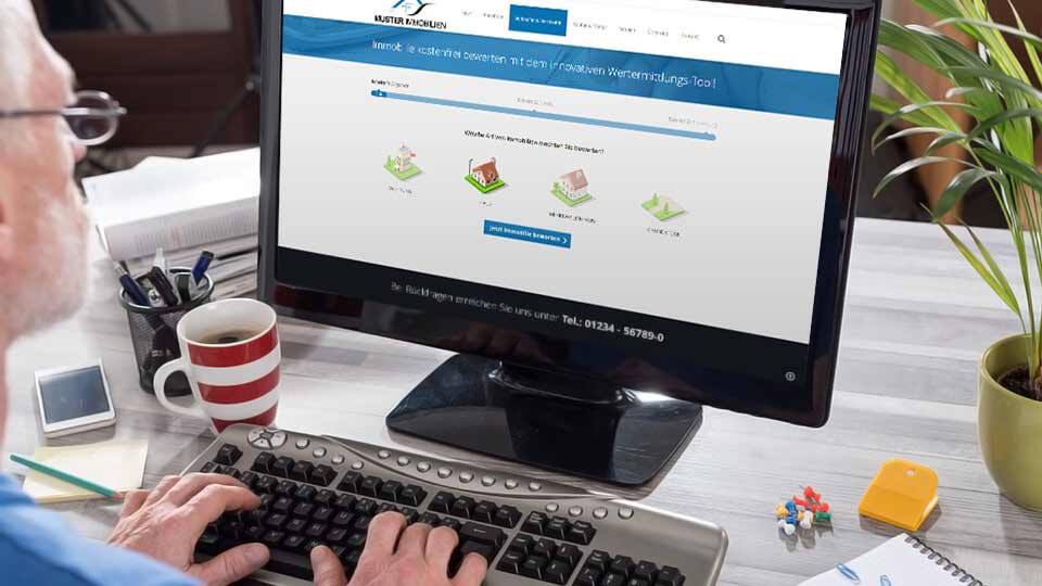 Leads generieren auf Immobilien Webseite Immobilien Leads generieren auf Webseite