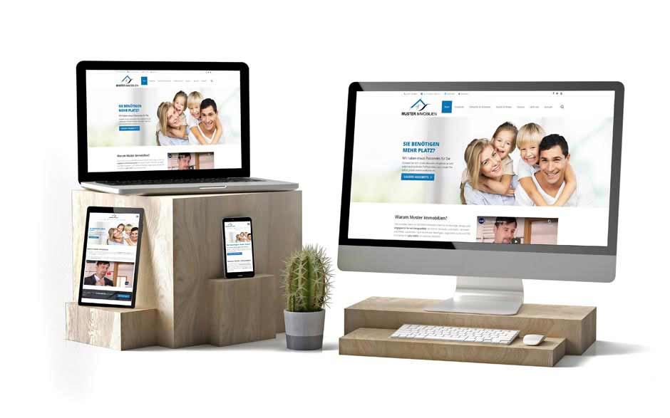 Webdesign für Immobilienmakler Responsive Webdesign für Makler