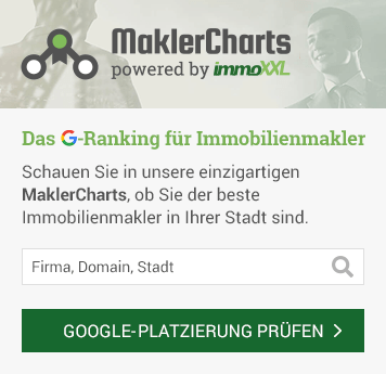 immoXXL MaklerCharts - Einzigartige Google-Auswertung fr Maklerwebseiten