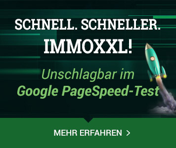 Schnelle Makler Webseite laut Google