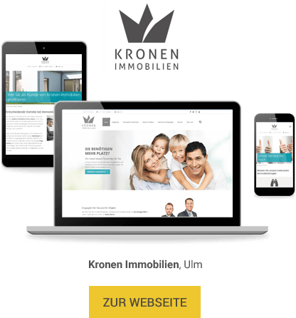 Immobilienhomepage fr Makler Kronen