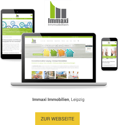 Homepage fr Immobilienmakler Immaxi