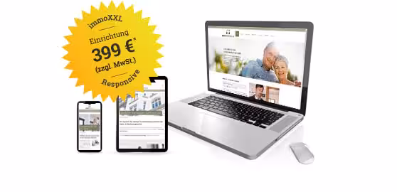 Immobilienmakler Website Produkt Full Responsive