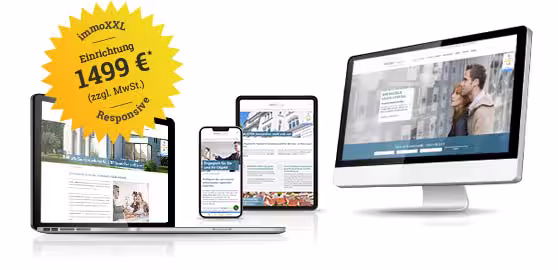 Immobilienmakler Website Produkt Full Responsive Plus